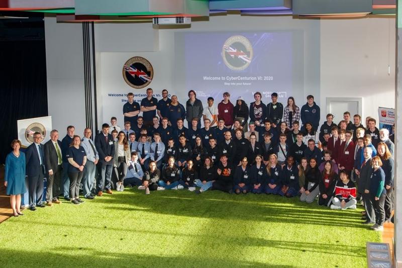 Finalists and organisers at Cyber Centurion 2020 national finals